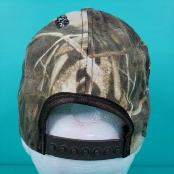 Vintage BUCKMASTERS CAMO Realtree SNAPBACK HAT MADE IN USA. Hunting Cap - Picture 4 of 10